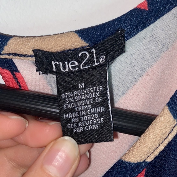 RUE 21 Colouful Dress Size M - Picture 5 of 7